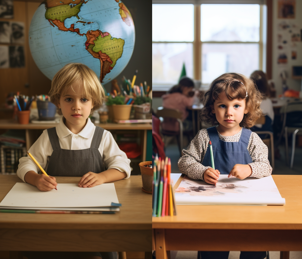 difference between montessori schools and regular schools